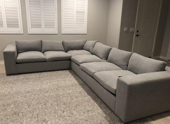 Trillium filled sectional sofa