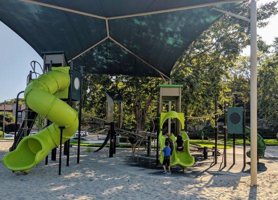 Shaded play structure