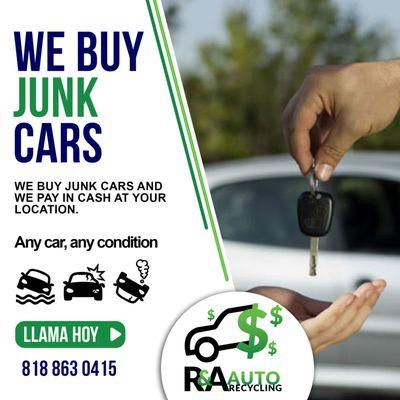 Do you have a damaged or junk car in your yard or parking lot?  you're trying to get rid of? Perfect! We want to buy your damaged or junk ca