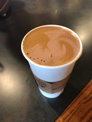 Decaf almond milk mocha