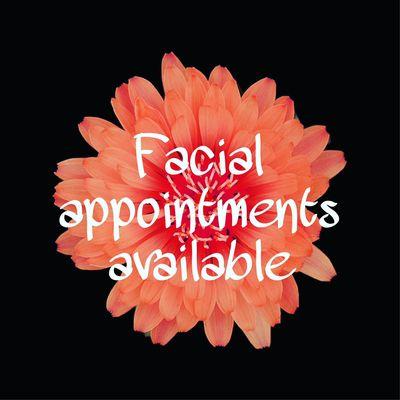 Come get a signature facial, I customize every facial to your needs, leave feeling beautiful and glowing.