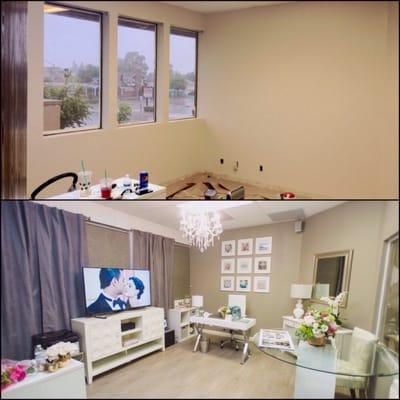 Before & After of our office make-over courtesy of #HomeEntertainmentExperts #LosAngeles #Installer #Construction #HomeBuilder