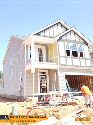 .Soffit .Vinyl Siding .FIber Cement .Boxing Jobs #Siding #Contractor #Charlotte