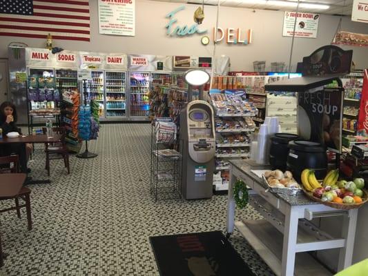 Besides the dirtiness around, the store was up kept and clean floors.