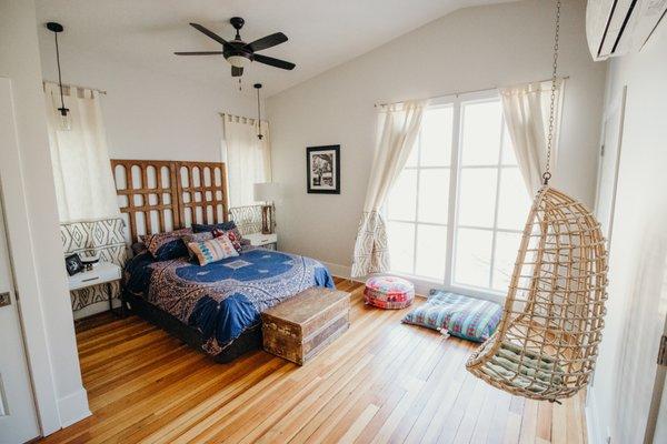 Bedroom remodel that Carlson Projects designed and built following a house fire