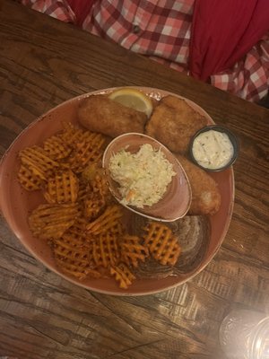 Beer battered cod