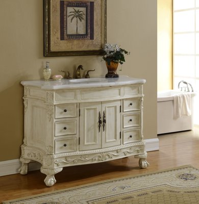 We offer many different styles, colors and sizes of bath vanities