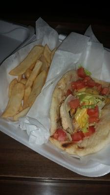 Chicken pita