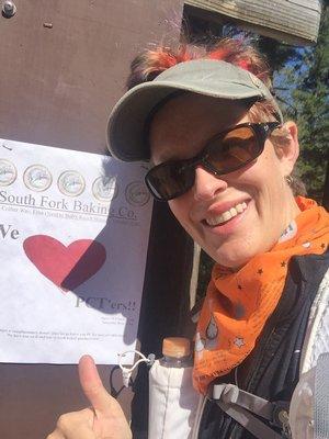 Fun to find SFBC sign up at Scott Mountain summit! PCT-ers and hikers welcome!