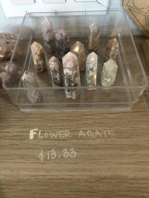 flower agate points