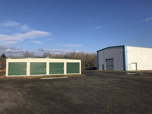 warehouse and self storage units