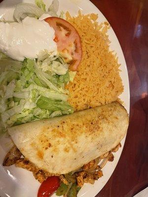 Chicken quesadilla