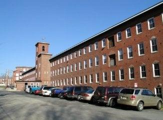 The Lower Mill: home to offices, Figtree Cafe, Rollinsford Public Library, Elysium Dance, etc