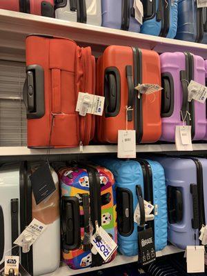 Colorful luggages