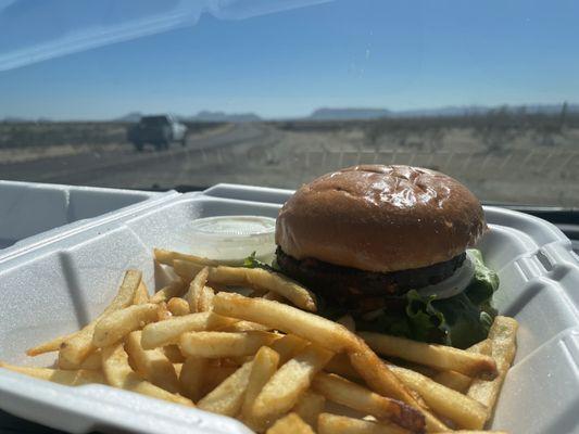 Black bean burger