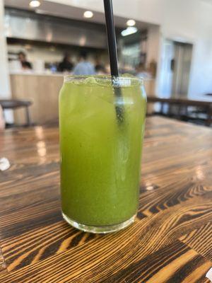 Refreshing yuzu cucumber agua fresca