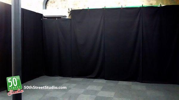 "black box" photo/video studio space