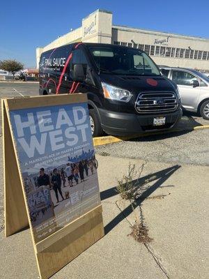 11/20/22 Head West event @ Hanger one parking entrance