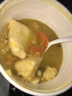 Seafood soup $8 for a large