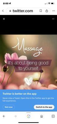 Benefit of the massage