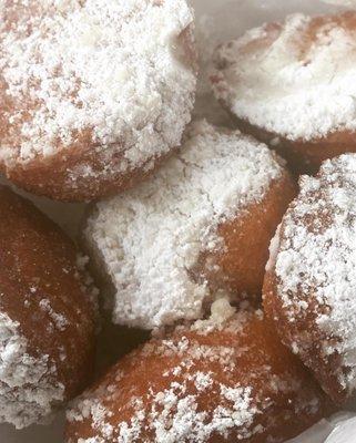 Fried biscuits and apple butter