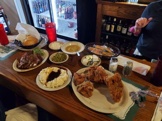 Roast Beef & Fried Chicken