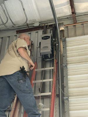 Repairing a garage door opener