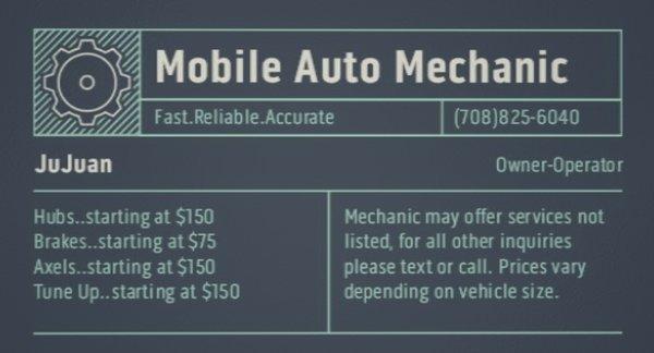 Mobile Auto Mechanic