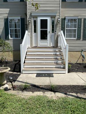 Exterior Stairs and door installations