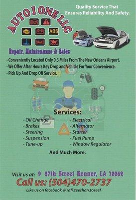 Auto repair & sales