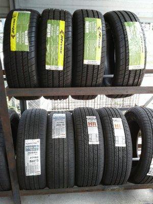 Yes, they have tires. And, more tires.