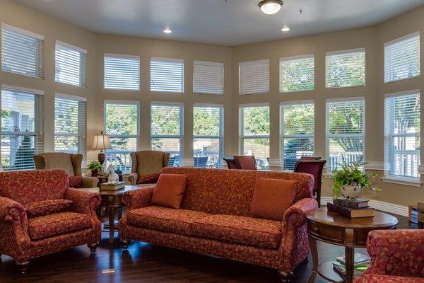 Living room full of natural light!