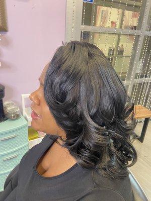 Weave extensions sew in.. sandythehairdoctor.. room 16