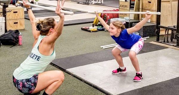 Weightlifting training is available for children and adults