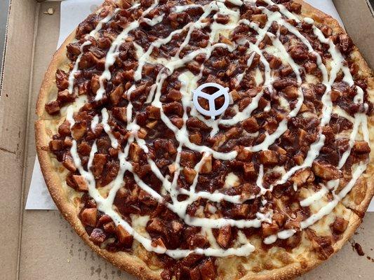 BBQ Chicken Pan Pizza