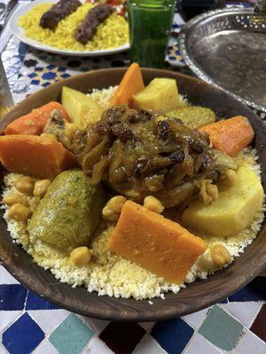 Lamb shank couscous