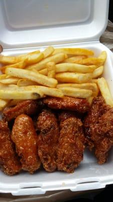 12 pcs Perry Wings with Fries