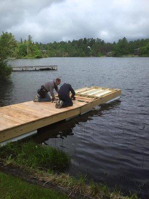 Dock repair and care taking services