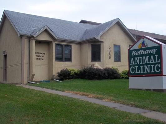 Bethany Animal Clinic, just one block north of Leighton.