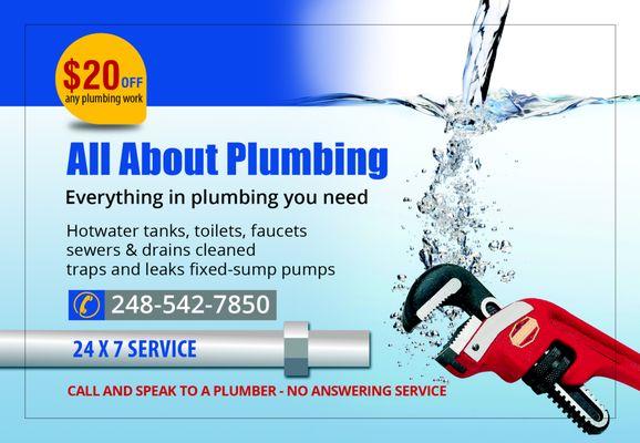 All About Plumbing, Inc