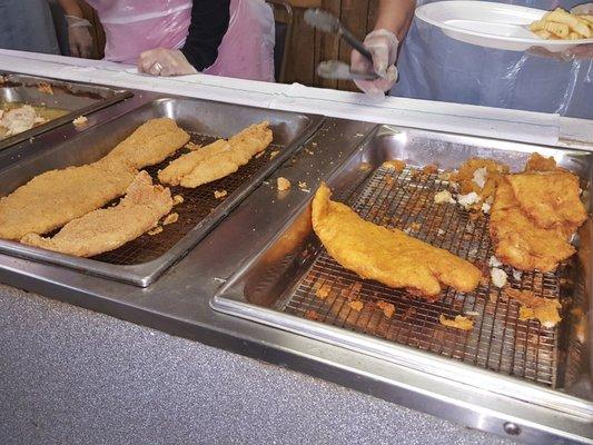 Beer battered fried fish