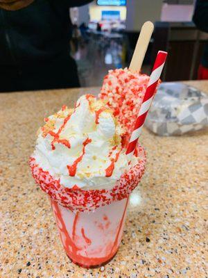 Strawberry shortcake shake