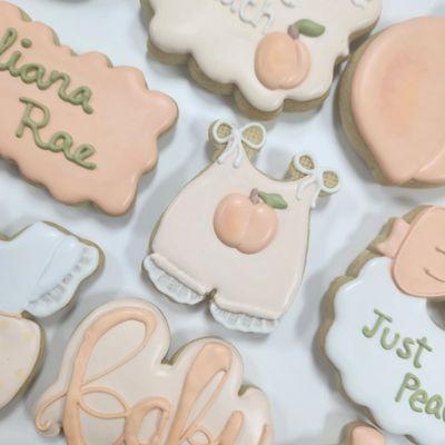 Custom Baby shower cookies