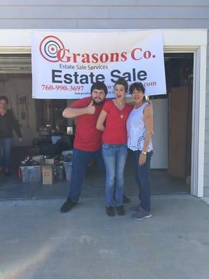 Grasons Co of Northern San Diego County Estate Sale team.