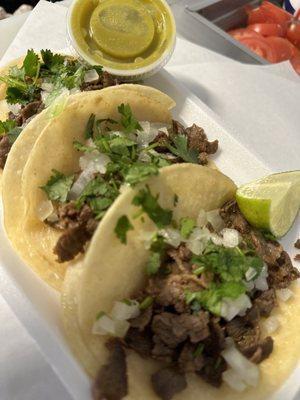 Carne asada tacos