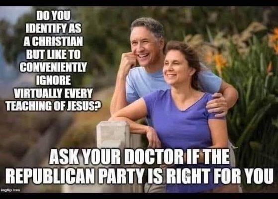 If your going to church and voting for Trump - you wasted that time in church.