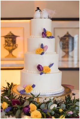 Wedding Cake Floral display