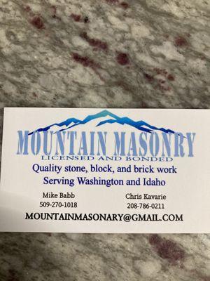 Mountain Masonry