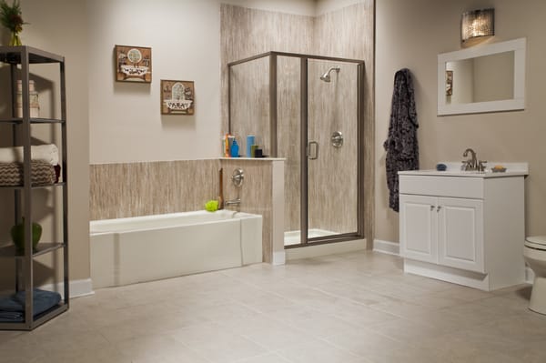 Think converting your bathtub into a shower requires major bathroom remodeling work? See how we can transform your bathroom!