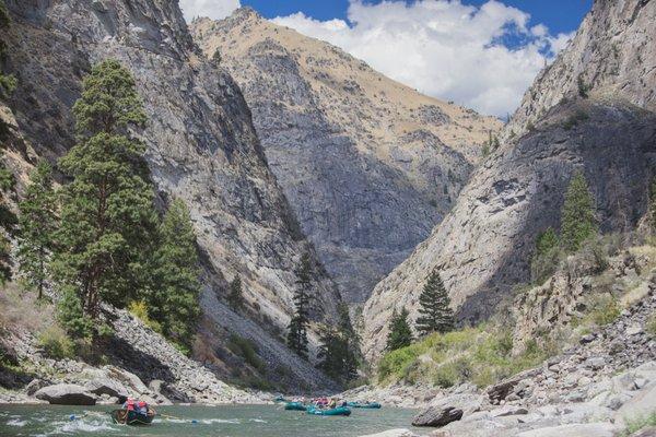 Views of the canyon on the Middle Fork of the Salmon River